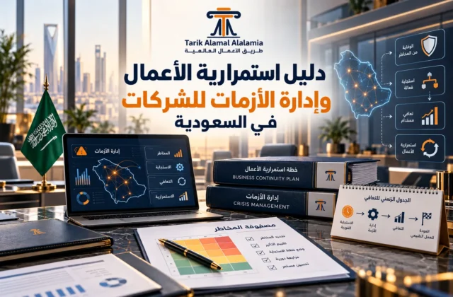 دليل استمرارية الأعمال وإدارة الأزمات للشركات في السعودية